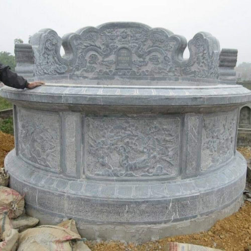 mộ đá tròn kích thước lớn