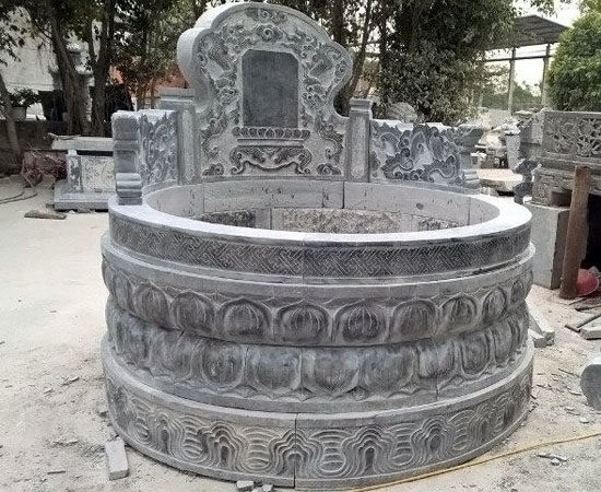 mộ đá tròn chất lượng cao