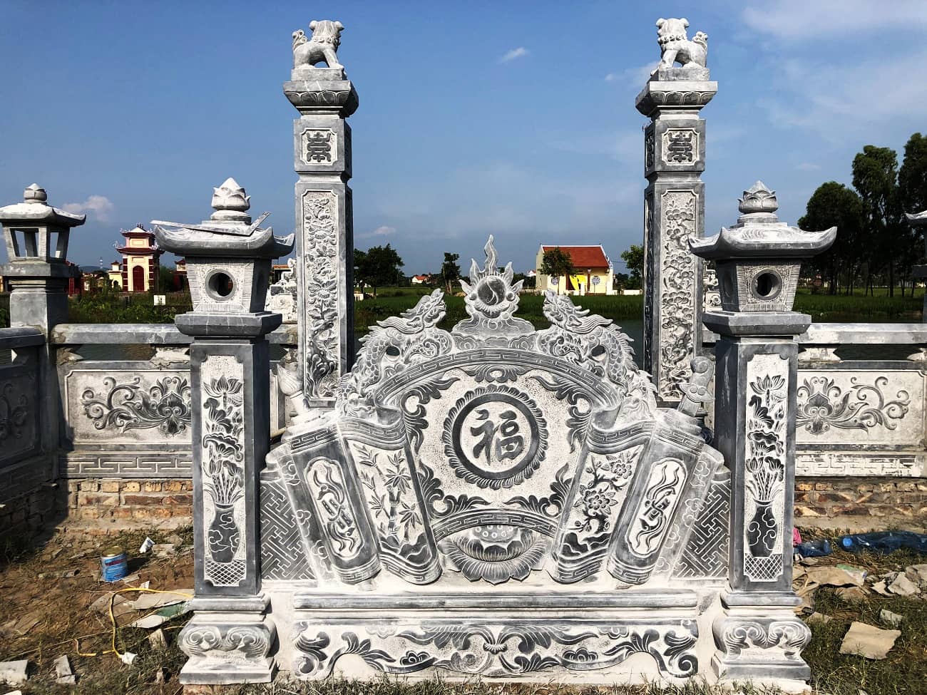 Hoa văn mộ đá chuẩn phong thuỷ