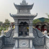 Lăng thờ đá xanh đen truyền thống - Chuẩn phong thuỷ - PT158- src2 2