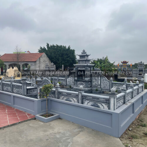 Khu lăng mộ đá xanh đen truyền thống - Chuẩn phong thuỷ - PT163- src2 7