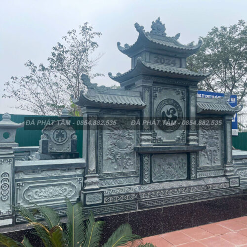 Lăng thờ đá xanh rêu cao cấp - Chuẩn Phong Thuỷ - PT164- src2 8
