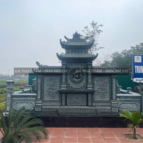 Lăng thờ đá xanh rêu cao cấp - Chuẩn Phong Thuỷ - PT164- src3 7