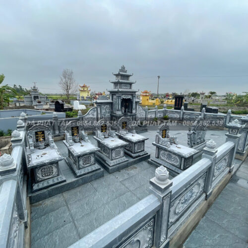 Khu lăng mộ đá xanh đen truyền thống - Chuẩn phong thuỷ - PT163- src6 2
