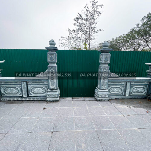 Khu lăng mộ nhỏ đá xanh rêu cao cấp - Chuẩn phong thuỷ - PT162- src9 1