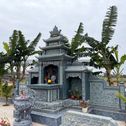 Lăng thờ đá xanh rêu cao cấp - Chuẩn phong thuỷ - PT181- z6505355362016 019b5419bfc58512f9d30e4b97b96615