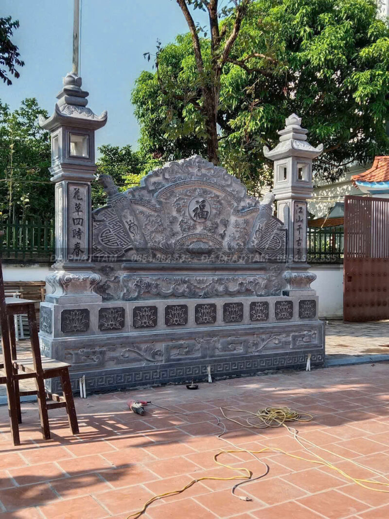 Cuốn thư (bình phong) đá xanh đen - Chuẩn phong thuỷ - PT182- z6512219125677 cae1f2a30d3bb7af16115139f6f61cd6