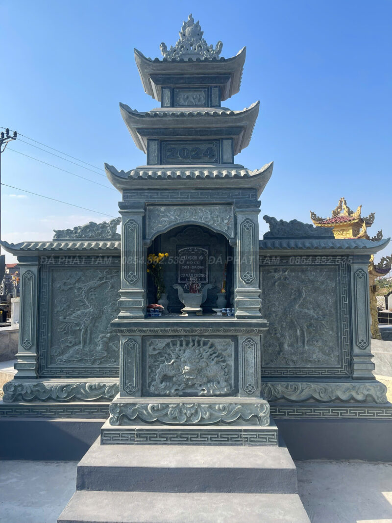 Lăng thờ cánh đá xanh rêu cao cấp - Chuẩn phong thuỷ - PT188- z6551458830856 c709b7533d154133ffcfa7b4fb488bc1