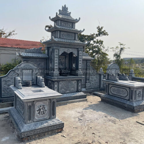 Khu lăng mộ đá xanh đen truyền thống - Chuẩn phong thuỷ - PT189- z6551502895038 cc968b9a22a1386a1e5ede2e23a55323