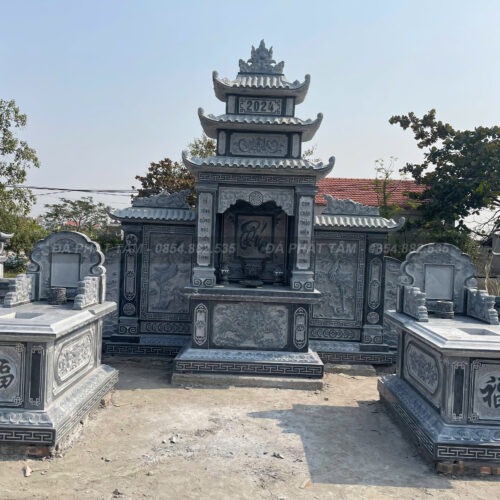 Khu lăng mộ đá xanh đen truyền thống - Chuẩn phong thuỷ - PT189- z6551502900862 4b7fef73b70e3650c9ce0524601c817c