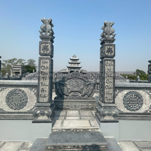 Khu lăng mộ đá xanh đen truyền thống - Chuẩn phong thuỷ - PT192- z6551521030245 105aa2565228625e963fca801335a3f0
