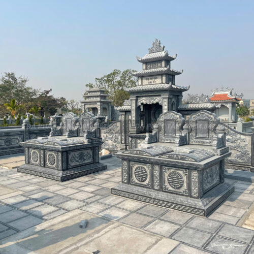 Khu lăng mộ đá xanh đen truyền thống - Chuẩn phong thuỷ - PT192- z6551521032040 f1be99d02c67aee8a7cdc9f78d7acba0
