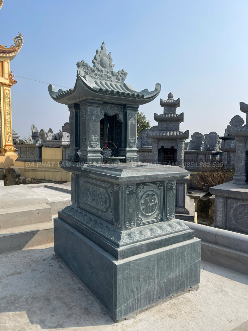 Mộ một mái đá xanh rêu cao cấp - Chuẩn phong thuỷ - PT196- z6551544641449 49b524e9a5976789733108ce9a280bd5