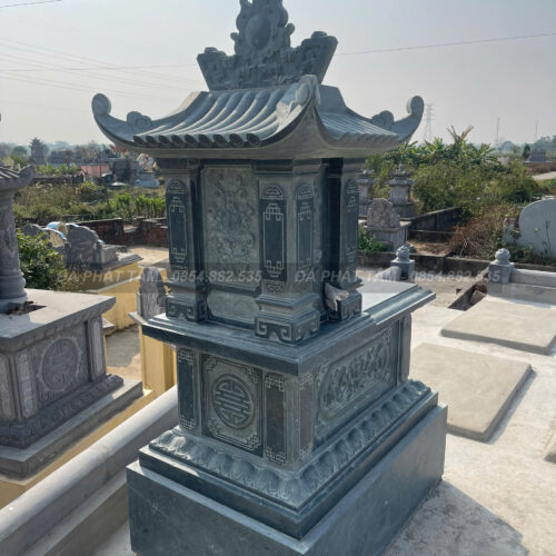 Mộ một mái đá xanh rêu cao cấp - Chuẩn phong thuỷ - PT196- z6551544653537 fa3a07a3b8225c14f48ff74b8e647487