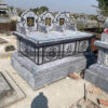 Mộ đá hậu bành 3 ngôi liền kề - Đá xanh đen chuẩn phong thuỷ - PT209- z6644023277670 e939a106f7ea12e958f4bc779f8e3d0c