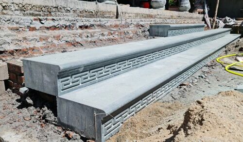 Bậc tam cấp đá tự nhiên nguyên khối chất lượng cao – Chuẩn Phong Thuỷ – PT361