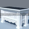Bàn lễ có mặt bàn bằng đá granite họa tiết hồ sen – Chuẩn Phong Thuỷ – PT307- Ban tho da granite DT BTDB05 hoa tiet ho sen tinh xao