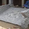 Chiếu đá xanh đen Thanh Hóa dùng cho đền chùa – Chuẩn Phong Thuỷ – PT355- Chieu rong da DTCRD02 dun cho den chua