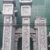 Cột đồng trụ đá xanh Ninh Bình cho cổng đình chùa – Chuẩn Phong Thuỷ – PT347