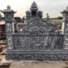 Cuốn thư nhà thờ họ đá xanh đen – Chuẩn Phong Thuỷ – PT332- Cuon thu da DT BPD06