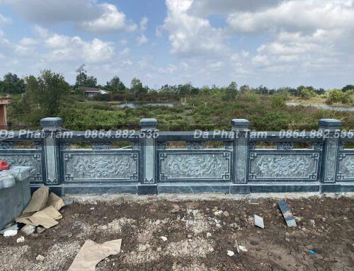 Dậu đá xanh rêu Ninh Bình thiết kế đơn giản – Chuẩn Phong Thuỷ – PT376