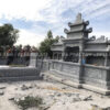 Mẫu Lăng Thờ Đá Nguyên Khối Cánh Hộp – Chuẩn Phong Thuỷ – PT241