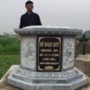 Mộ Bát Giác Bằng Đá Xanh Nguyên Khối - Chuẩn Phong Thuỷ – PT228- Mo da bat giac bang da xanh nguyen khoi DT MDBG04 ben dep