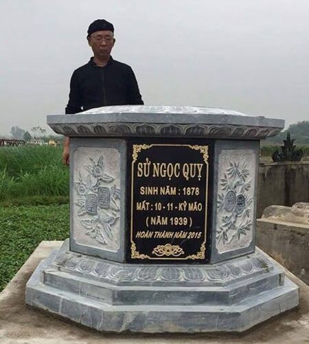Mộ Bát Giác Bằng Đá Xanh Nguyên Khối - Chuẩn Phong Thuỷ – PT228