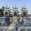 Mộ Thiên Chúa đá tự nhiên nguyên khối cao cấp – Chuẩn Phong Thuỷ – PT252- Mo da cong DT MDCG08 cao cap