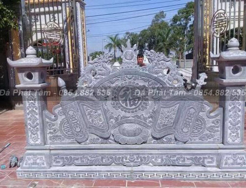 Bình phong đá trán rồng – Chuẩn Phong Thuỷ – PT330