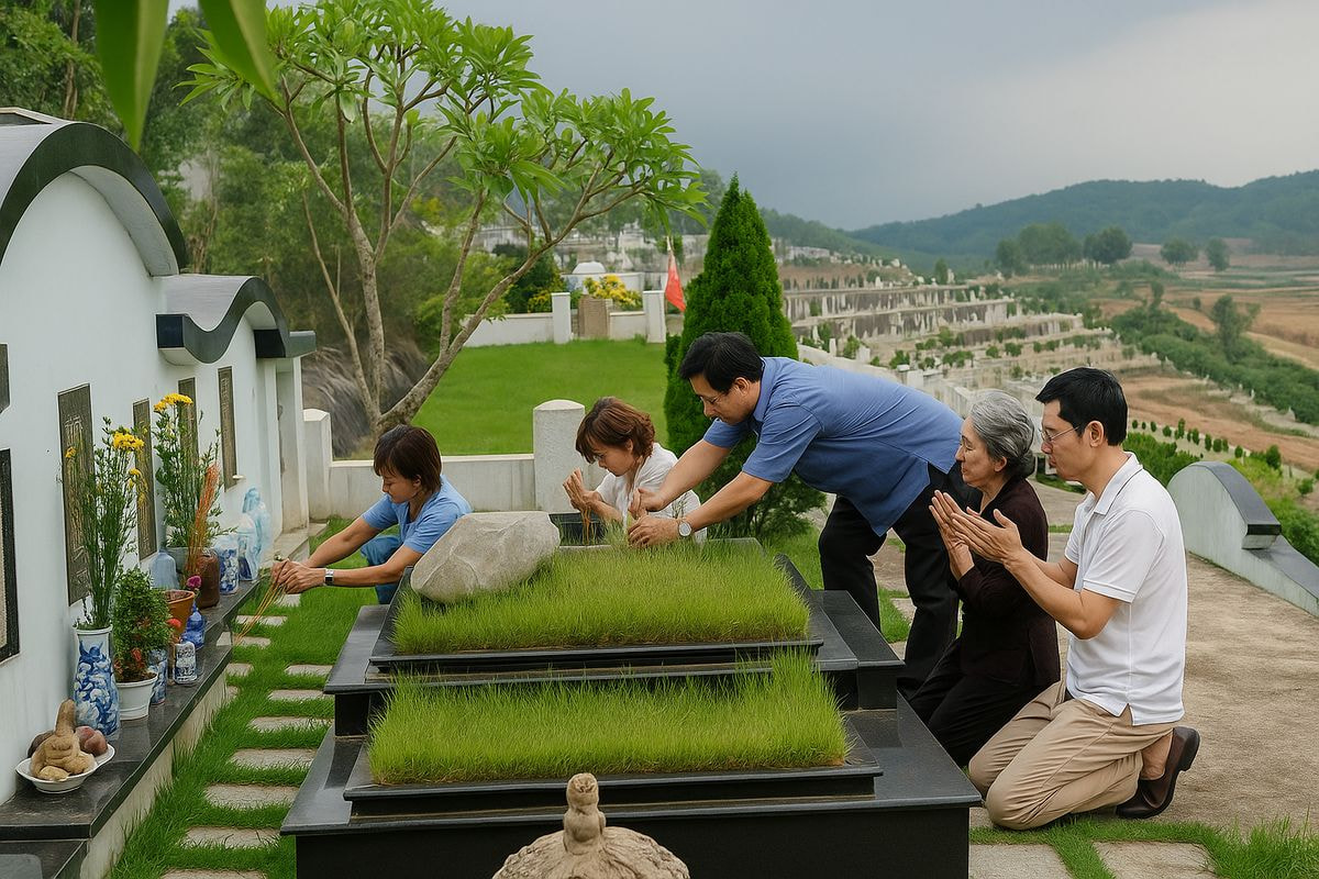 Động Thổ Xây Mộ: Cúng Gì, Đọc Văn Khấn Gì Để Mộ Phần Yên Ổn, Gia Đạo Bình An?- van khan dong tho xay mo 6