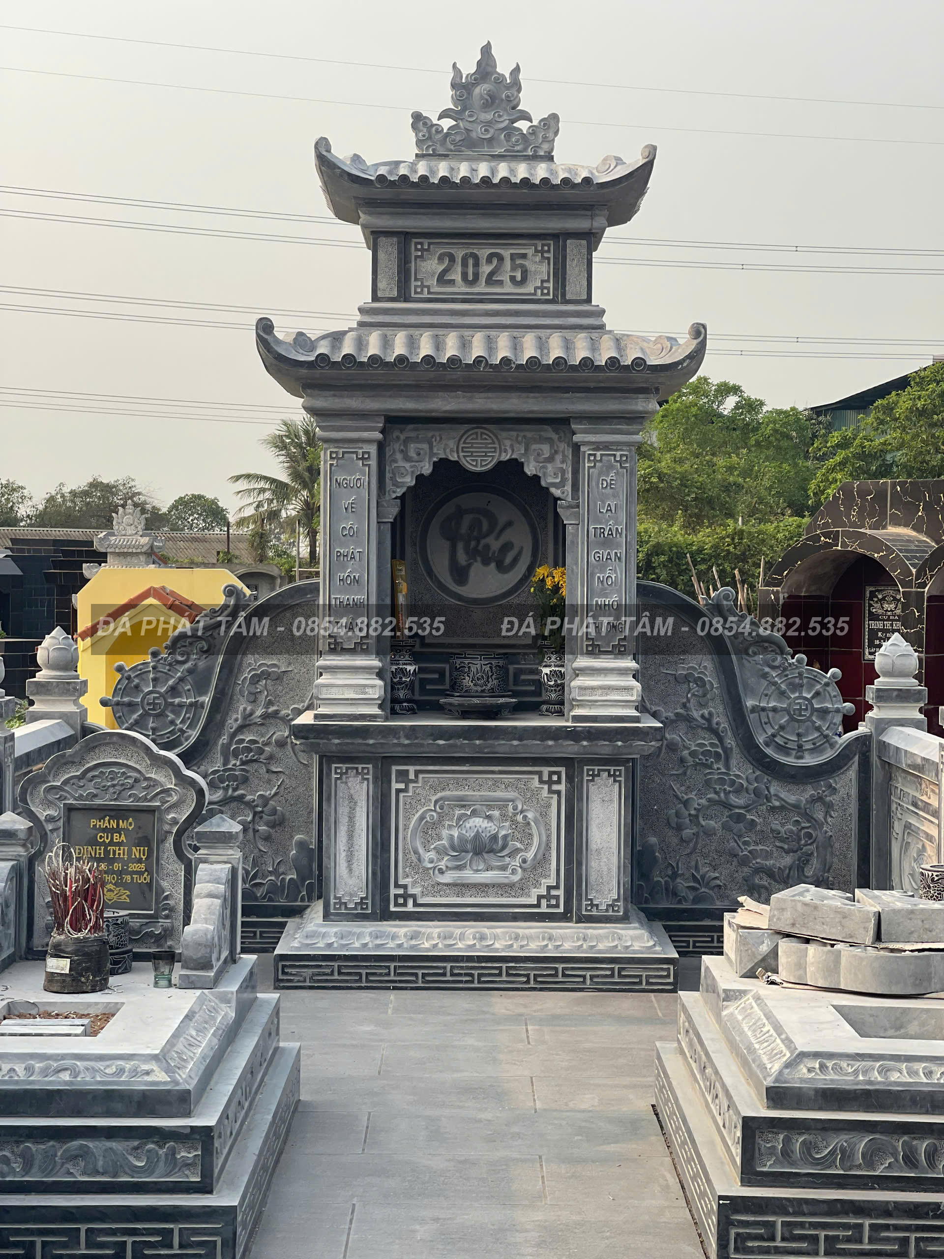 Xây Dựng Khu Lăng Mộ Đá Cho Cha Mẹ Tại Hòa Bình – Thiết Kế Chuẩn Phong Thủy Từ Đá Phát Tâm- z6471466524841 17e72b3a9eb4b77fe8f00fa9a11d72cb