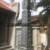 Cột đồng trụ đá xanh đen cho nhà thờ họ – Chuẩn Phong Thuỷ – PT454- 1
