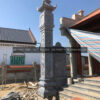 Cột đồng trụ đá xanh rêu cho nhà thờ họ – Chuẩn Phong Thuỷ – PT464