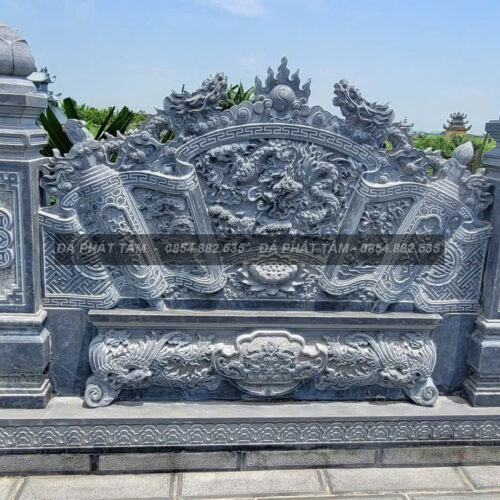 Cuốn thư đá xanh đen  – Chuẩn Phong Thuỷ – PT447