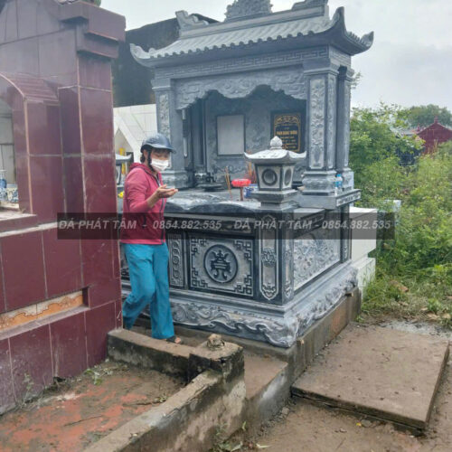 Mộ đôi 1 mái đá xanh đen – Chuẩn Phong Thuỷ – PT436- z6988209860374 7ecf2de0cca4ab7452a46b2e6017d7b7