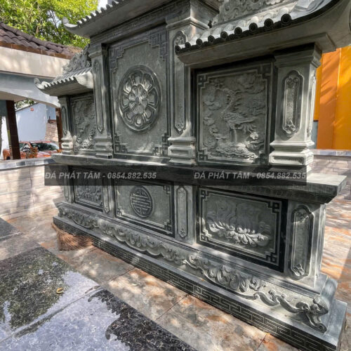 Lăng mộ an táng vĩnh viễn đá xanh rêu cao cấp – Chuẩn Phong Thuỷ – PT437- z6988219011477 2948c3c7c325a5dc1fd2ce26eccbb4f4