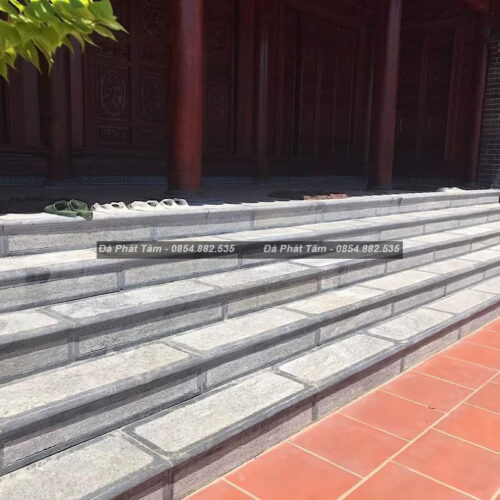 Bậc đá liền khối xanh đen truyền thống – Chuẩn Phong Thuỷ – PT485