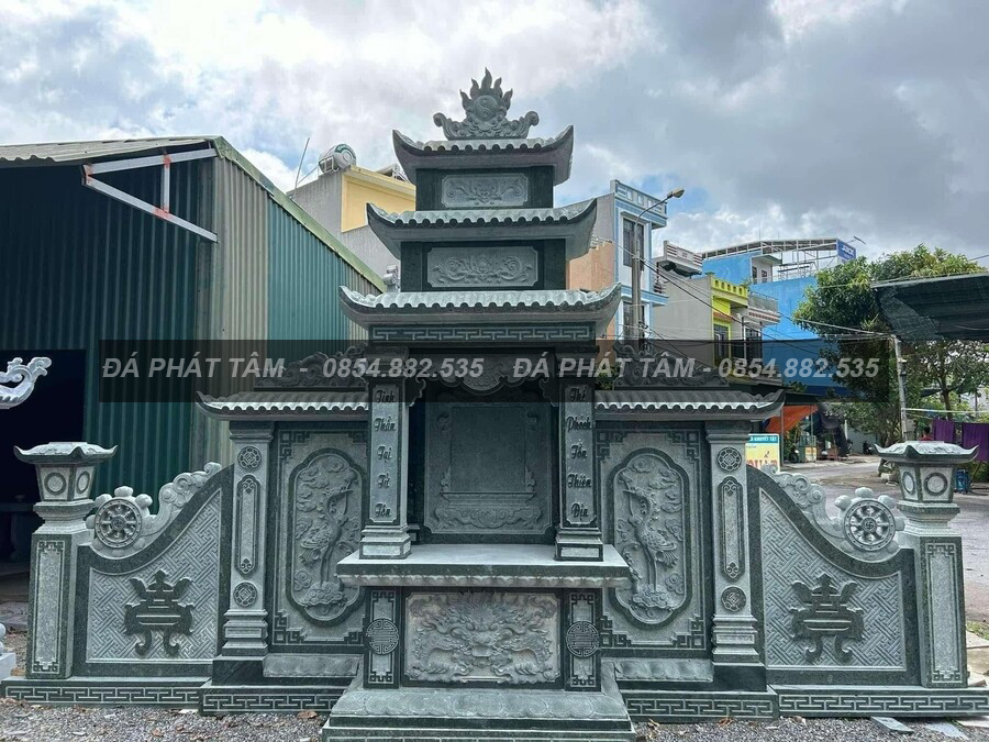 Công Nghệ Chạm Khắc CNC Và Chạm Khắc Thủ Công – Đâu Là Kỹ Thuật Tạo Nên Hoa Văn Mộ Đá Đẹp, Bền Và Chuẩn Phong Thủy Nhất?- lang mo da 35