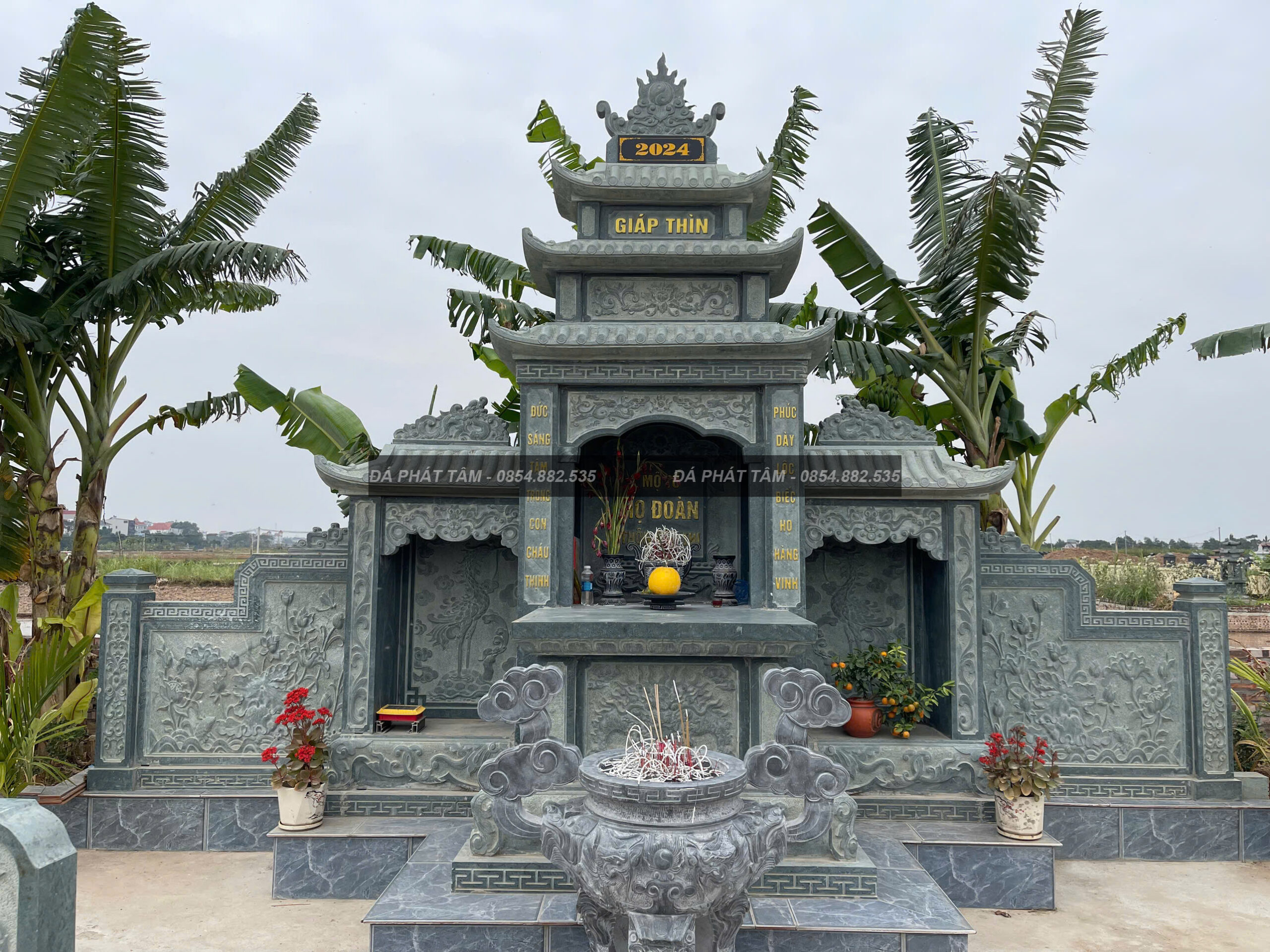 Lăng Thờ Đá Xanh Rêu Cao Cấp